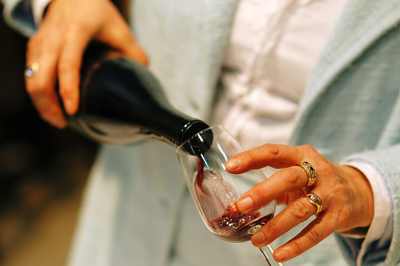 The pour